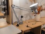 Grijze Bureaulamp / Klemlamp - Zonder Klem, Huis en Inrichting, Lampen | Tafellampen, Gebruikt, 50 tot 75 cm, Ophalen of Verzenden