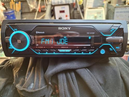 SONY DSX-A416BT(BLUETOOTH/USB/AUX/SUBCONTR/VARICOLOR)), Auto diversen, Autoradio's, Zo goed als nieuw, Ophalen