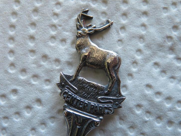 Verzilverd Lepeltje Center Parcs, De Kempervennen, Verzamelen, Porselein, Kristal en Bestek, Zo goed als nieuw, Bestek, Overige materialen