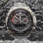 Casio Edifice Tough Solar Ref ECW-M300E Ana-Digi Wave Ceptor, Casio, Zwart, Casio, Zo goed als nieuw