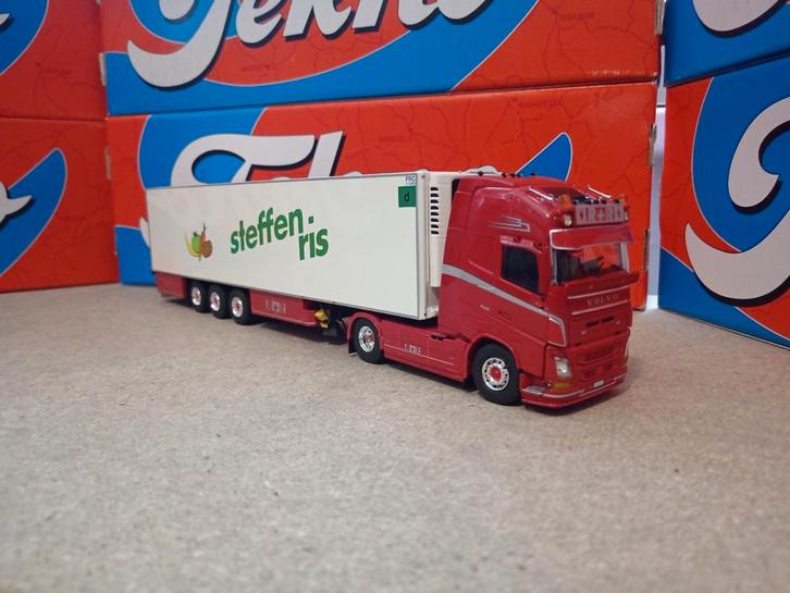 Volvo FH koeloplegger Steffen Ris Tekno, Hobby en Vrije tijd, Modelauto's | 1:50, Nieuw, Bus of Vrachtwagen, Tekno, Ophalen of Verzenden