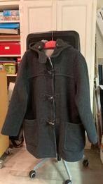 Wollen duffel donker/ lichtgrijs maat 42, Kleding | Dames, Jassen | Winter, Maat 42/44 (L), Ophalen of Verzenden, Zo goed als nieuw