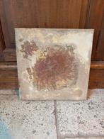 Mixed media schilderij 30x30, Antiek en Kunst, Kunst | Schilderijen | Abstract, Ophalen