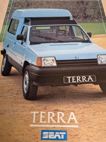 Seat Terra bestelwagen folder model Fiat Panda Nederlands  beschikbaar voor biedingen