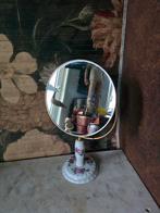 Oude franse tafelspiegel porseleinen voet, Antiek en Kunst, Ophalen of Verzenden, Minder dan 50 cm