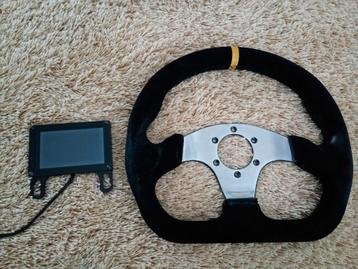 Race Stuurwiel D shape 320mm, Simhub display 4inch beschikbaar voor biedingen