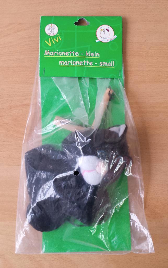 Marionette Vivi de Kat - Beleduc - klein, Kinderen en Baby's, Speelgoed | Educatief en Creatief, Nieuw, Ontdekken, Ophalen of Verzenden