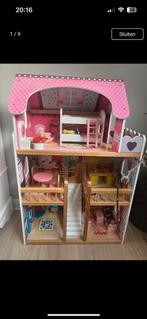 Mooi poppenhuis, incl accessoires en extra’s, Ophalen of Verzenden, Zo goed als nieuw