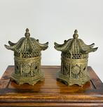 Set Tempel Wierookbranders China Brons, Antiek en Kunst, Ophalen of Verzenden