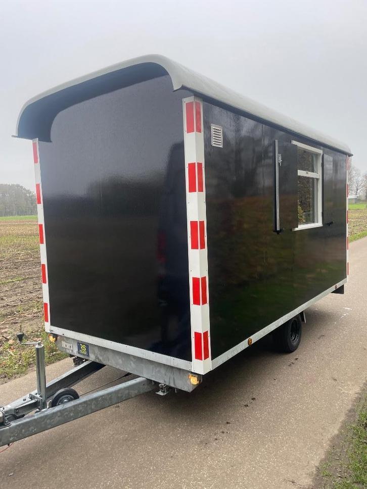 Zeer nette brouwer Schaftwagen,snelverkeer,schaftkeet,keet, Doe-het-zelf en Verbouw, Bouwketen en Schaftketen, Gebruikt, Ophalen