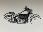 Harley Davidson Fatboy houten wanddecoratie, Ophalen of Verzenden, Nieuw