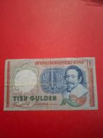 10 gulden Hugo de Groot uit 1953 in ZF, Postzegels en Munten, Ophalen of Verzenden, 10 gulden, Los biljet
