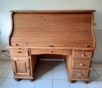 Grenen bureau met roldeur, Gebruikt, Ophalen, Bureau