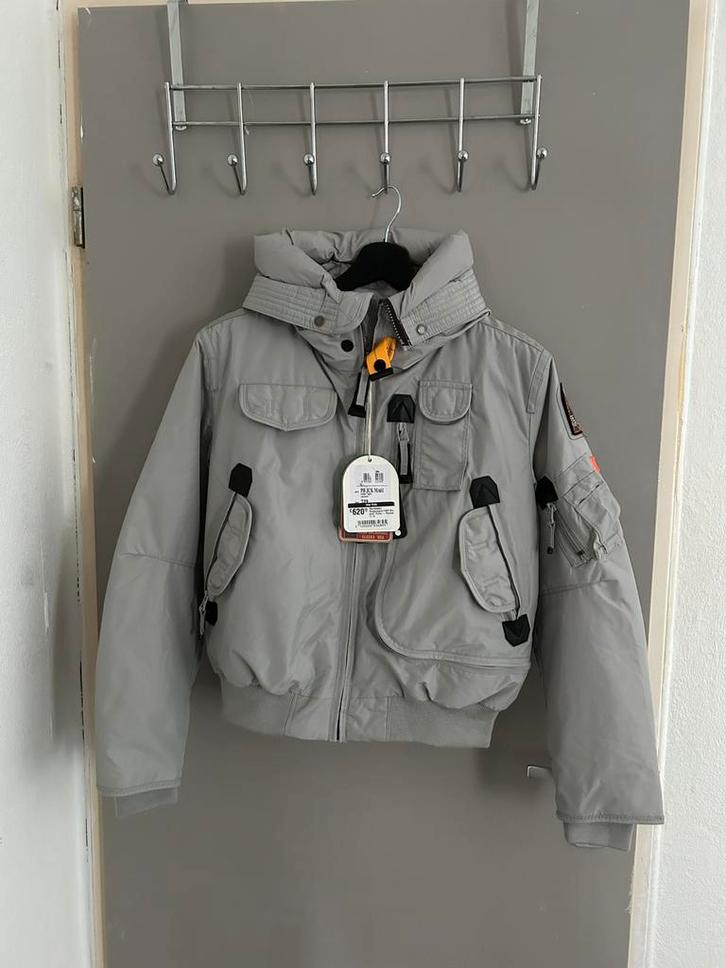Parajumpers winterjas boy gobi jacket grijs young small NEW, Kinderen en Baby's, Kinderkleding | Maat 152, Zo goed als nieuw, Jongen of Meisje