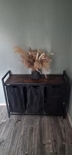 Wasmand met 3 vakken, Ophalen, Gebruikt, Wit