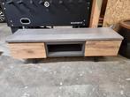 Xooon TV meubel met betonnen blad, Ophalen, Gebruikt, 150 tot 200 cm, Metaal