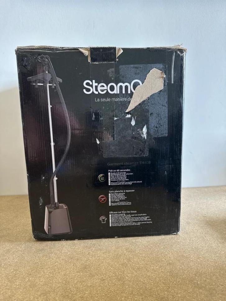 SteamOne TH40B Thomas - Zwart - Kledingstomer, Witgoed en Apparatuur, Stoomapparaten, Zo goed als nieuw, Kledingstomer, Ophalen of Verzenden
