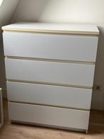 Malm ladekast met 4 lades, Ophalen, Gebruikt, 50 tot 100 cm, 3 of 4 laden