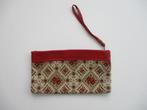 Vintage gobelin tasje met rits, Antiek en Kunst, Curiosa en Brocante, Verzenden