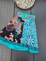 Blauwe/ zwarte rok Desigual maat m, Maat 38/40 (M), Blauw, Ophalen of Verzenden, Desigual