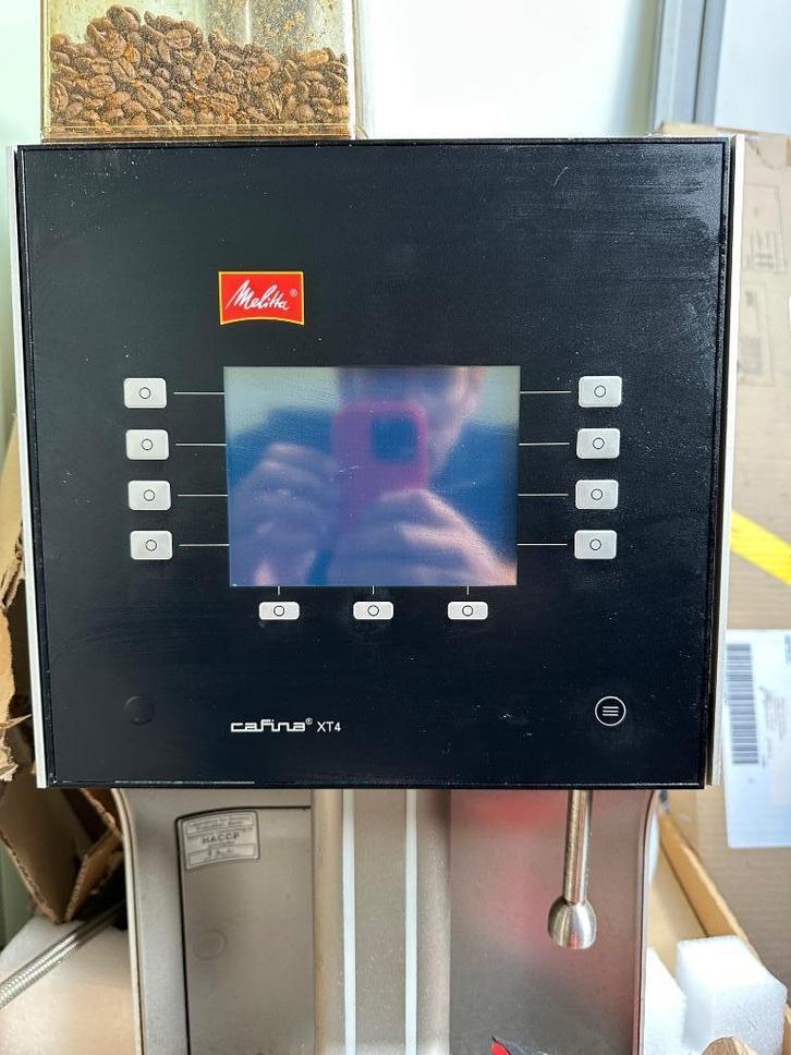 Melitta Cafina XT4 – Vol auto espressomachine (voor revisie), Witgoed en Apparatuur, Koffiezetapparaten, Niet werkend, Koffiebonen