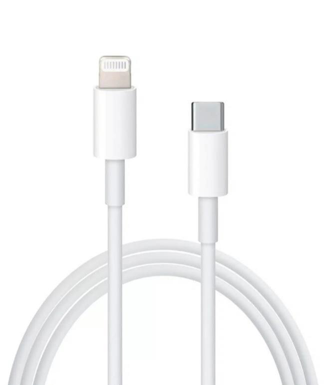 Nieuwe laadkabel  USBC naar Lightning 1 m wit, Telecommunicatie, Mobiele telefoons | Telefoon-opladers, Nieuw, Apple iPhone, Ophalen of Verzenden