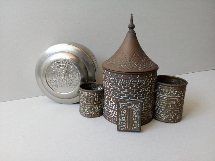 Oude tabakspotten/blik.Niemeyer/Bredemeijer.Prijs p/st vanaf, Antiek en Kunst, Curiosa en Brocante, Ophalen of Verzenden