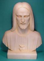Mooi Albast Beeld van Jezus Christus op een Sokkel (nieuw), Verzenden, Nieuw, Religie