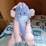 Lollifant knuffel met roze pakje Disney Nicotoy 26 cm, Kinderen en Baby's, Ophalen of Verzenden