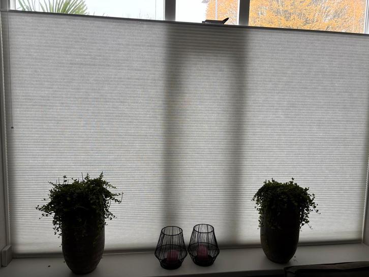 Plisse gordijn, Huis en Inrichting, Stoffering | Gordijnen en Lamellen, Zo goed als nieuw, 150 tot 200 cm, 200 cm of meer, Wit