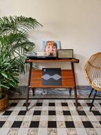 Vintage midcentury trolley | platenspeler meubel | retro, Huis en Inrichting, Tafels | Bijzettafels, Ophalen, Vintage, Zo goed als nieuw