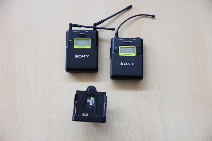 Sony UWP Zenderset incl. Tram TR-50, Audio, Tv en Foto, Professionele Audio-, Tv- en Video-apparatuur, Gebruikt, Audio, Ophalen