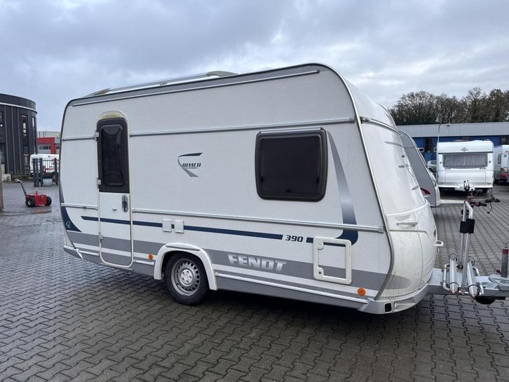 Fendt Bianco 390 FH bouwjaar 2011 met voortent en luifel, Caravans en Kamperen, Caravans, Bedrijf, 750 - 1000 kg, Treinzit, Fendt