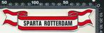 Sticker: Sparta Rotterdam, Ophalen of Verzenden, Zo goed als nieuw, Sport