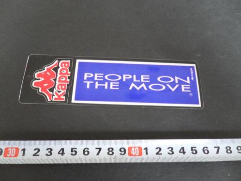 sticker KAPPA People on the move, Verzamelen, Stickers, Zo goed als nieuw, Bedrijf of Vereniging, Ophalen