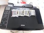 epson sx 415 kleuren printer, cartridges, fotopapier 3x, Computers en Software, Printers, Ophalen, Kopieren, Fotoprinter, Zo goed als nieuw