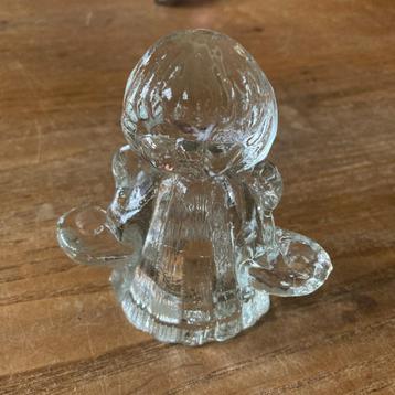 Vintage glas glazen engel kerstengel kandelaar Goebel (10cm) beschikbaar voor biedingen