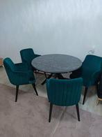 Eettafel met stoelen, Ophalen of Verzenden, Zo goed als nieuw, Eettafel