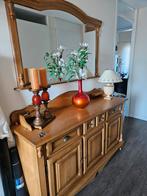 Dressoir en spiegel, Huis en Inrichting, Kasten | Dressoirs, Ophalen, Zo goed als nieuw, 25 tot 50 cm