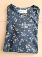 Abercrombie & Fitch Blauw met bloemenprint t-shirt maat XS, Maat 46 (S) of kleiner, Blauw, Ophalen of Verzenden, Abercrombie & Fitch