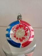 Antiek vintage glazen deuk kerstbal, Diversen, Kerst, Ophalen, Gebruikt