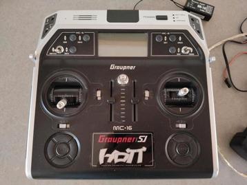 Graupner MC-16 HoTT Zender + ontvanger 6/8kan beschikbaar voor biedingen