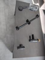 Zwarte Kraan, handdouche +stang, sifon, Ophalen, Nieuw, Kraan