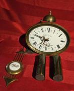 B pendule met metalen kast en emaille wijzerplaat, Antiek en Kunst, Antiek | Klokken, Ophalen