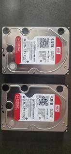 Twee WD Red NAS schijven van 4TB, Ophalen of Verzenden, Zo goed als nieuw, Desktop
