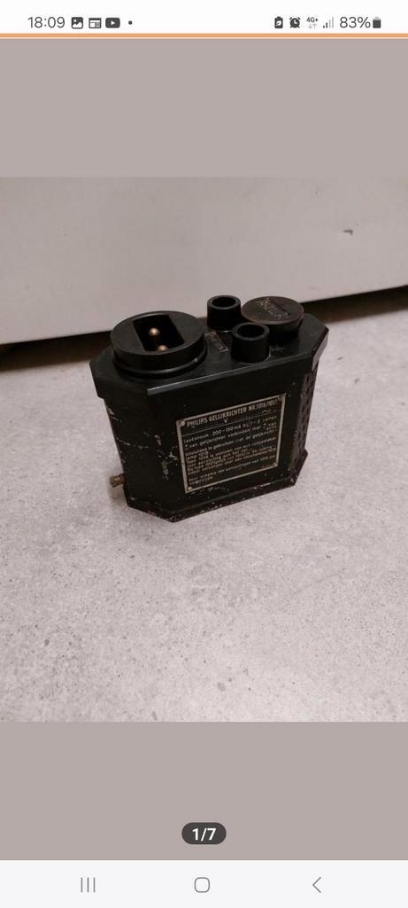 gelijkrichter ANTIEKE RADIO 1929 Philips  1016/1017, Antiek en Kunst, Antiek | Tv's en Audio, Ophalen of Verzenden
