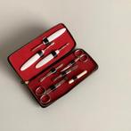 vintage petit point manicuresetje in nieuwstaat, Ophalen of Verzenden