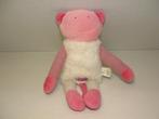 DIFRAX POES BONTBUIKBEESTJE VELOURS ROZE MET WIT, Verzenden, Nieuw, Poes