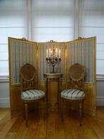 Franse vergulde stoeltjes 2 stuks, Antiek en Kunst, Ophalen