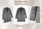 Zara Men's Coat (size S), Ophalen of Verzenden, Zo goed als nieuw, Beige